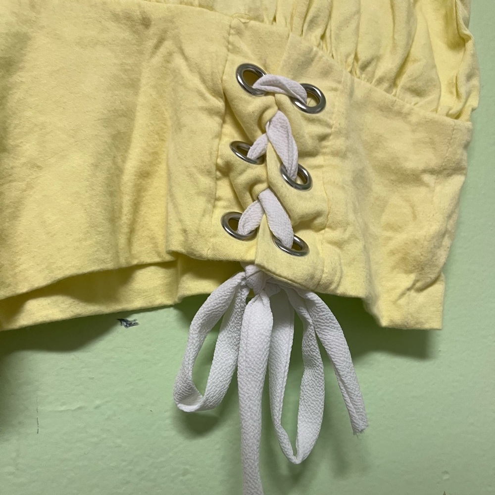 Zara Basic Vintage String Top - image 2